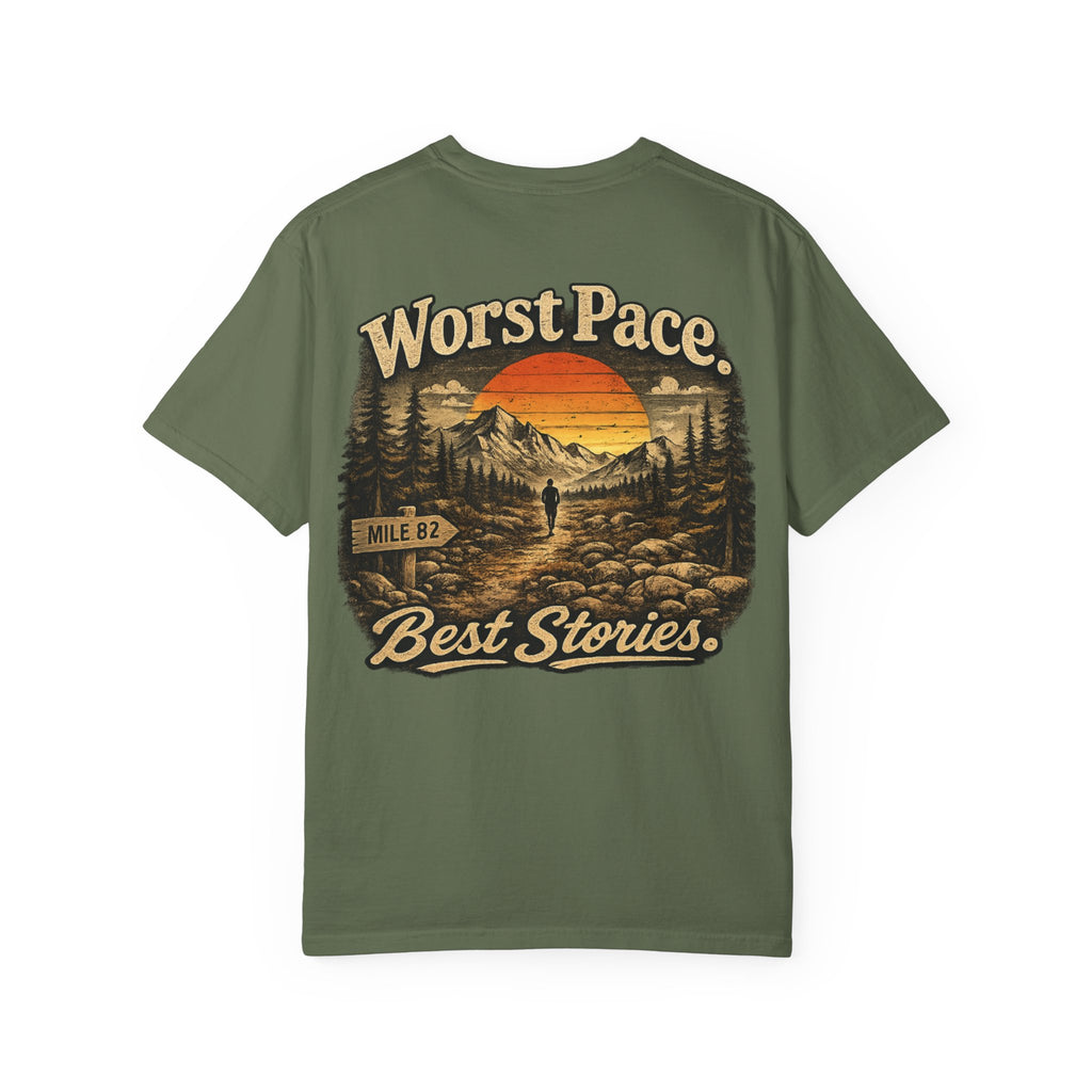 Worst Pace. Best Stories. - Unisex Tee