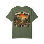 Worst Pace. Best Stories. - Unisex Tee
