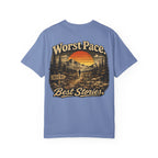 Worst Pace. Best Stories. - Unisex Tee