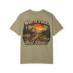 Worst Pace. Best Stories. - Unisex Tee