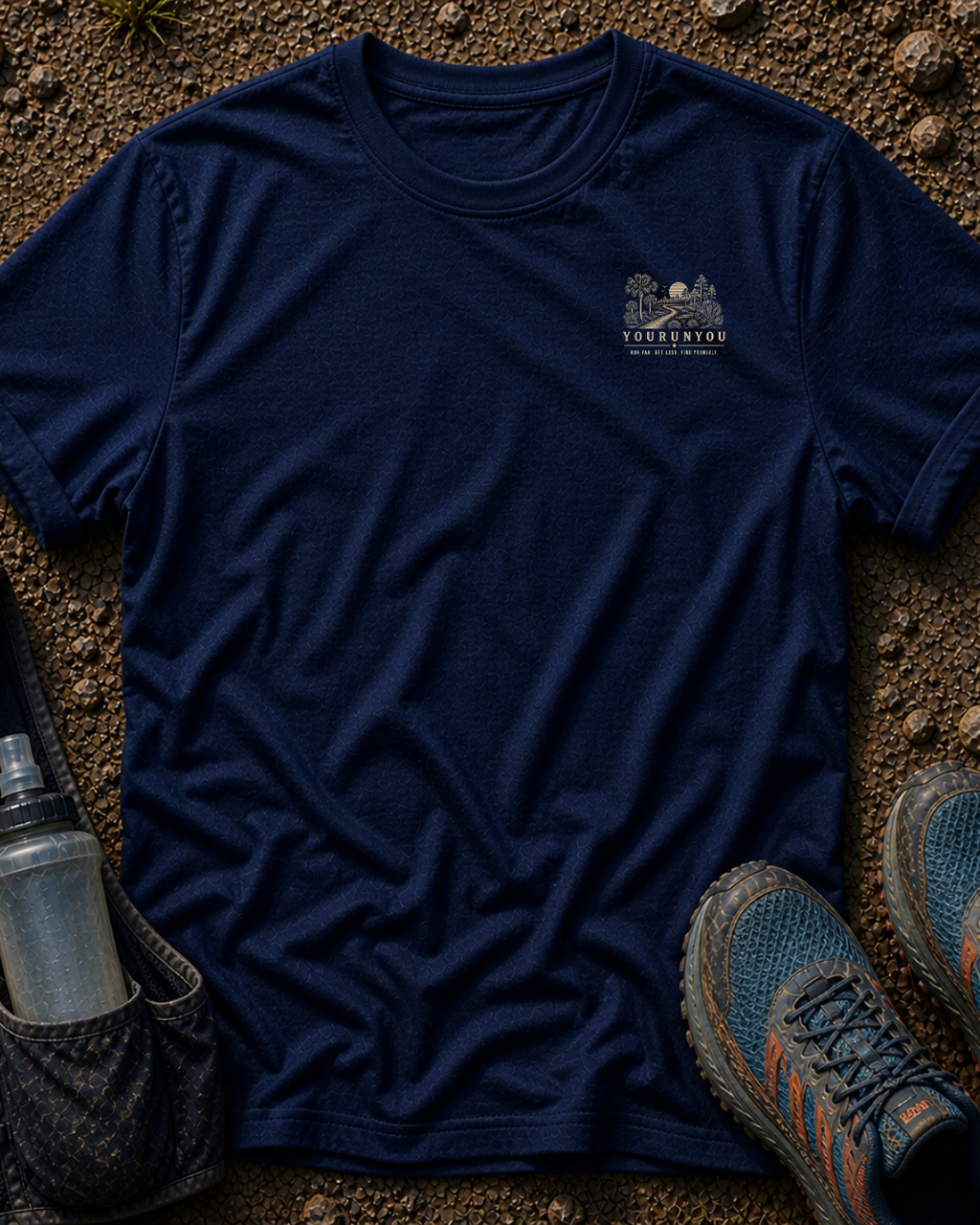 Run Far, Get Lost, Find Yourself Unisex Tee