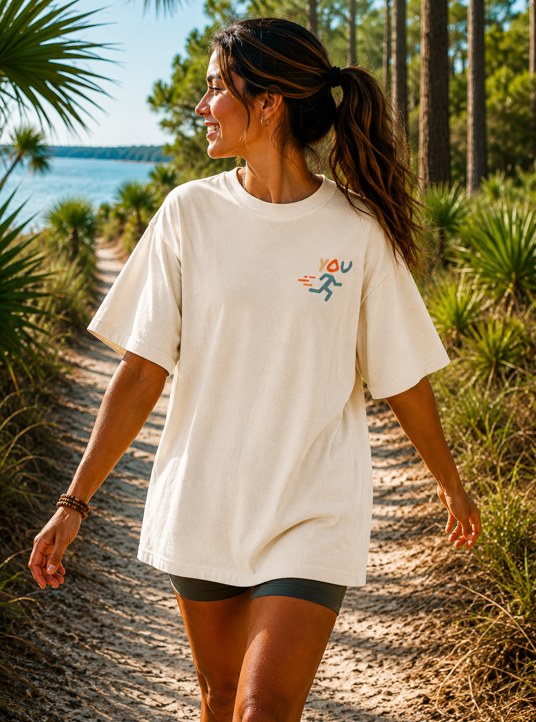 Retro Rainbow YOURUNYOU Tee
