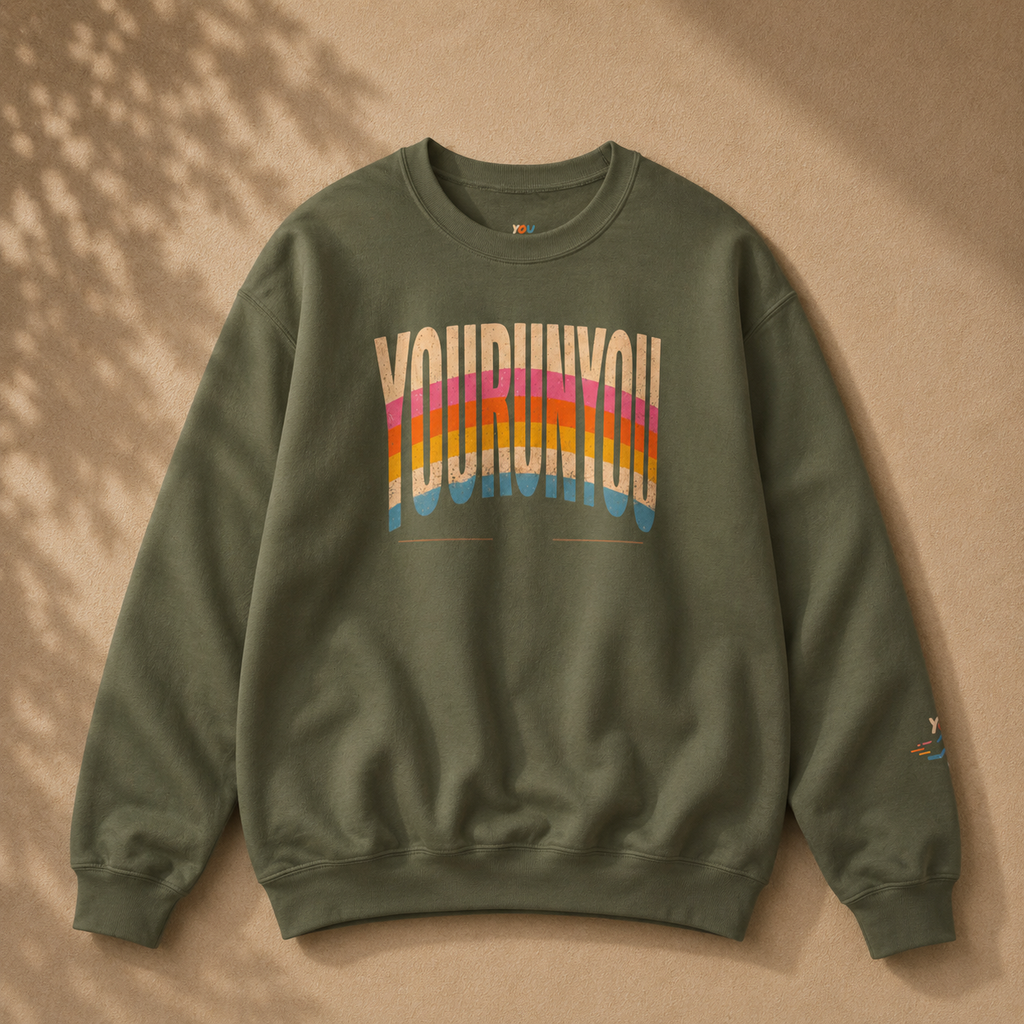 Retro Rainbow Crewneck