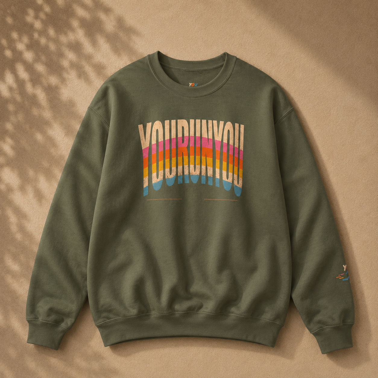 Retro Rainbow Crewneck