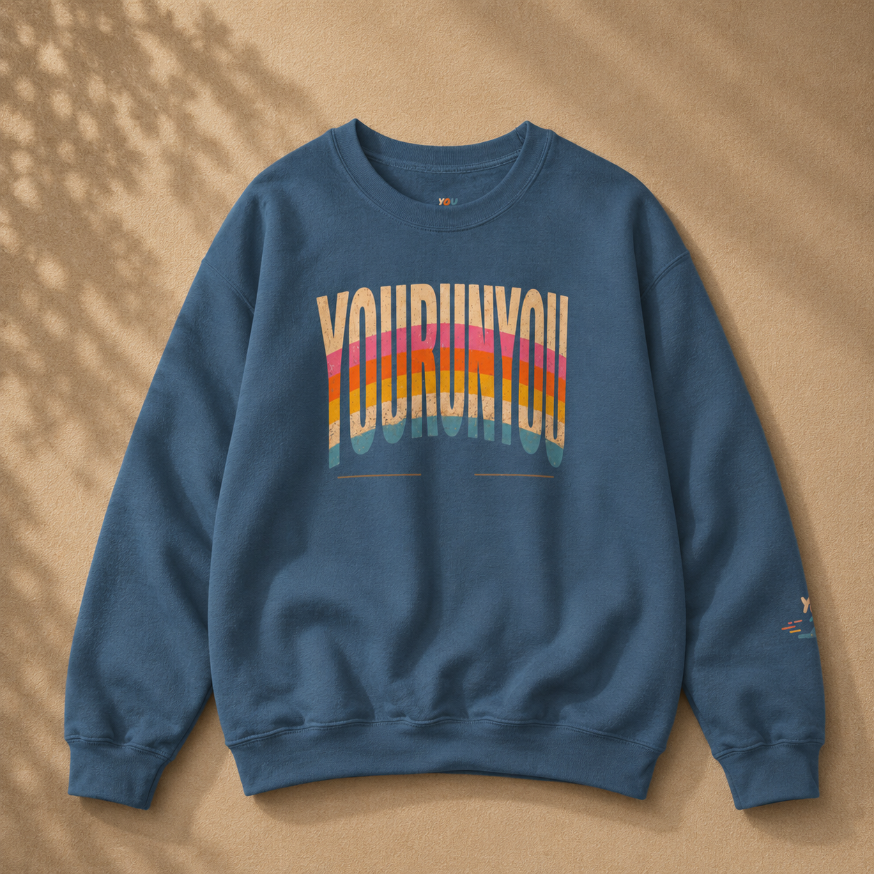Retro Rainbow Crewneck