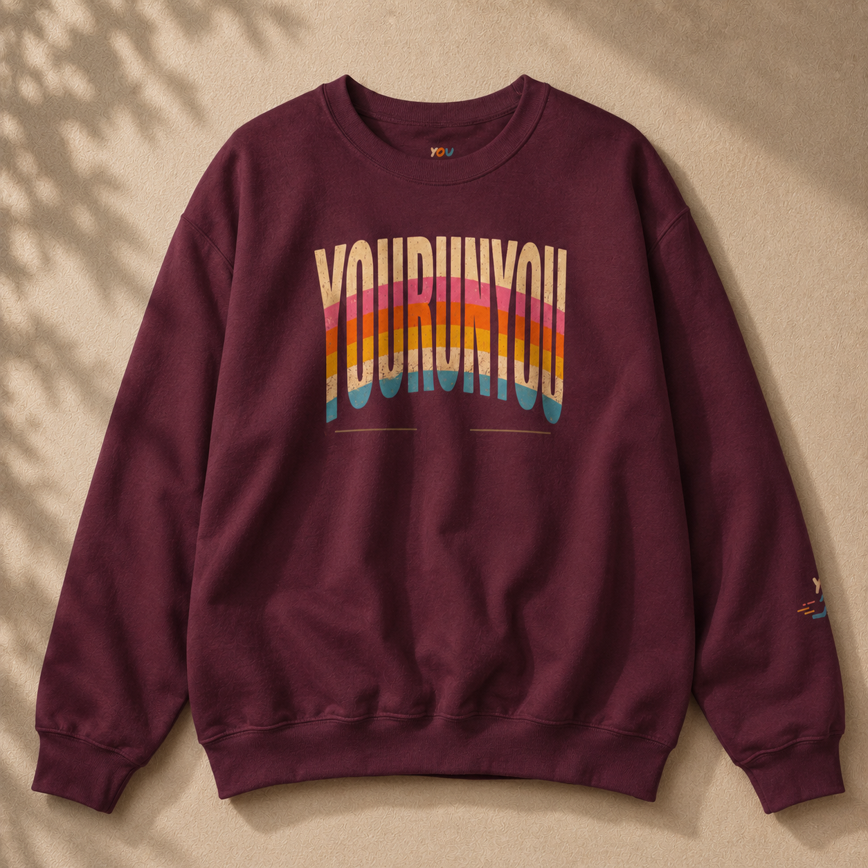 Retro Rainbow Crewneck