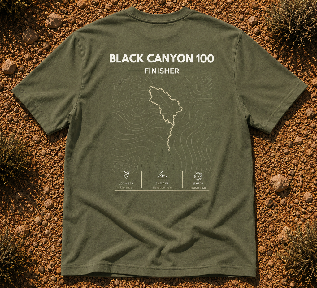 Personalized Ultra Marathon Finisher Shirt – Custom Trail Running Race Tee