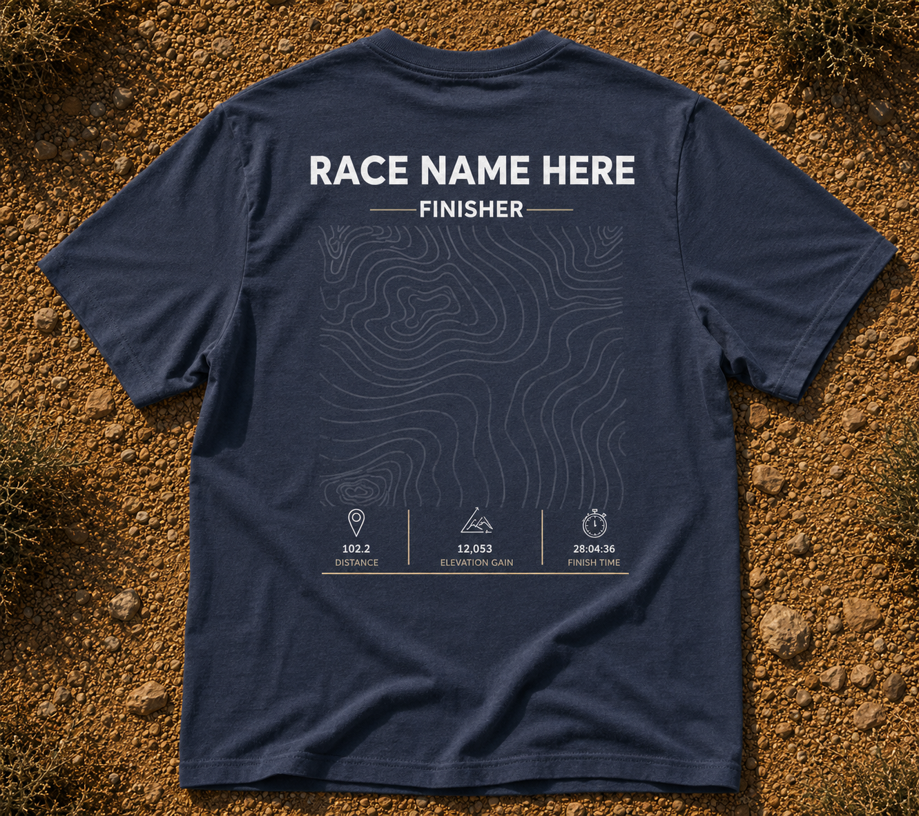 Personalized Ultra Marathon Finisher Shirt – Custom Trail Running Race Tee