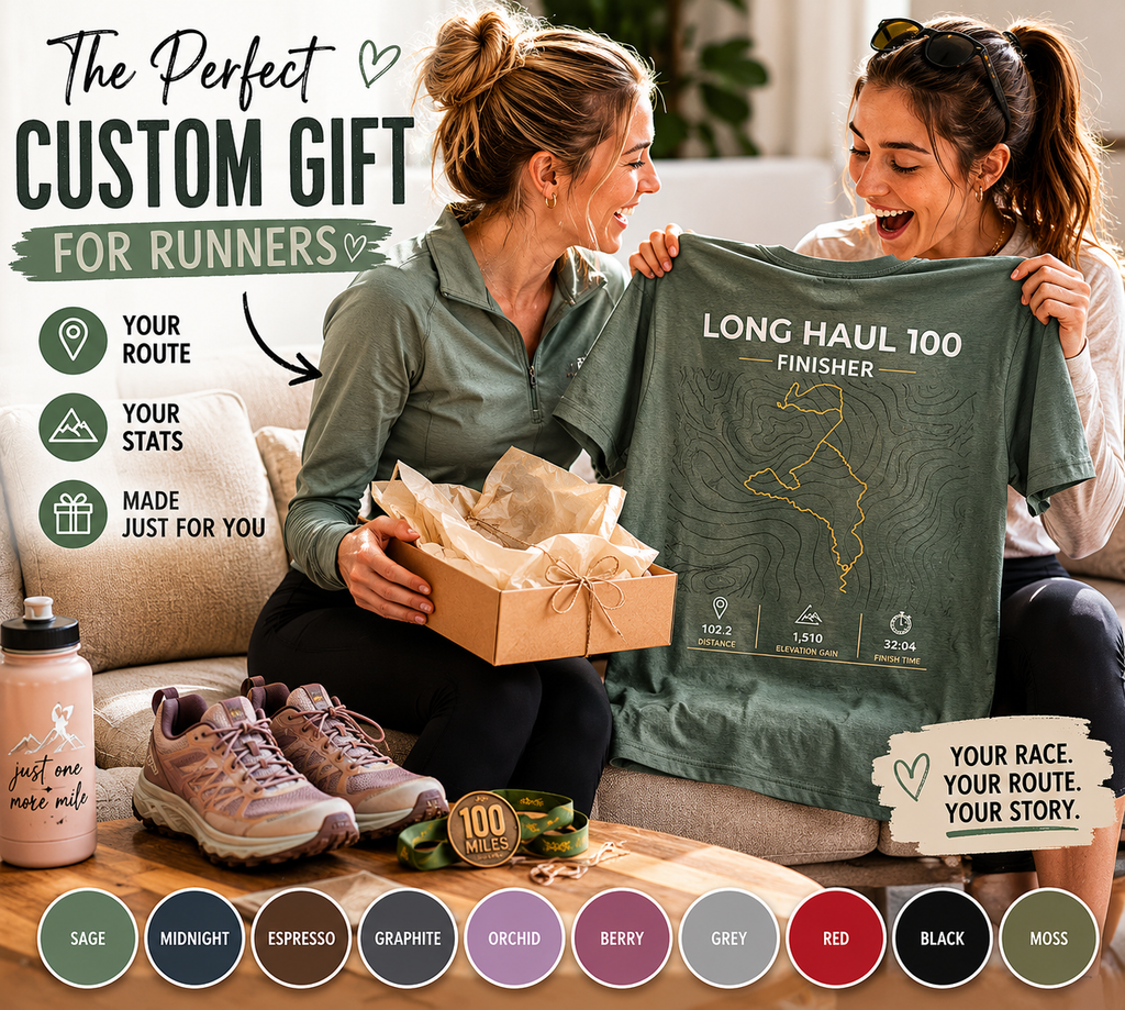 Personalized Ultra Marathon Finisher Shirt – Custom Trail Running YRY