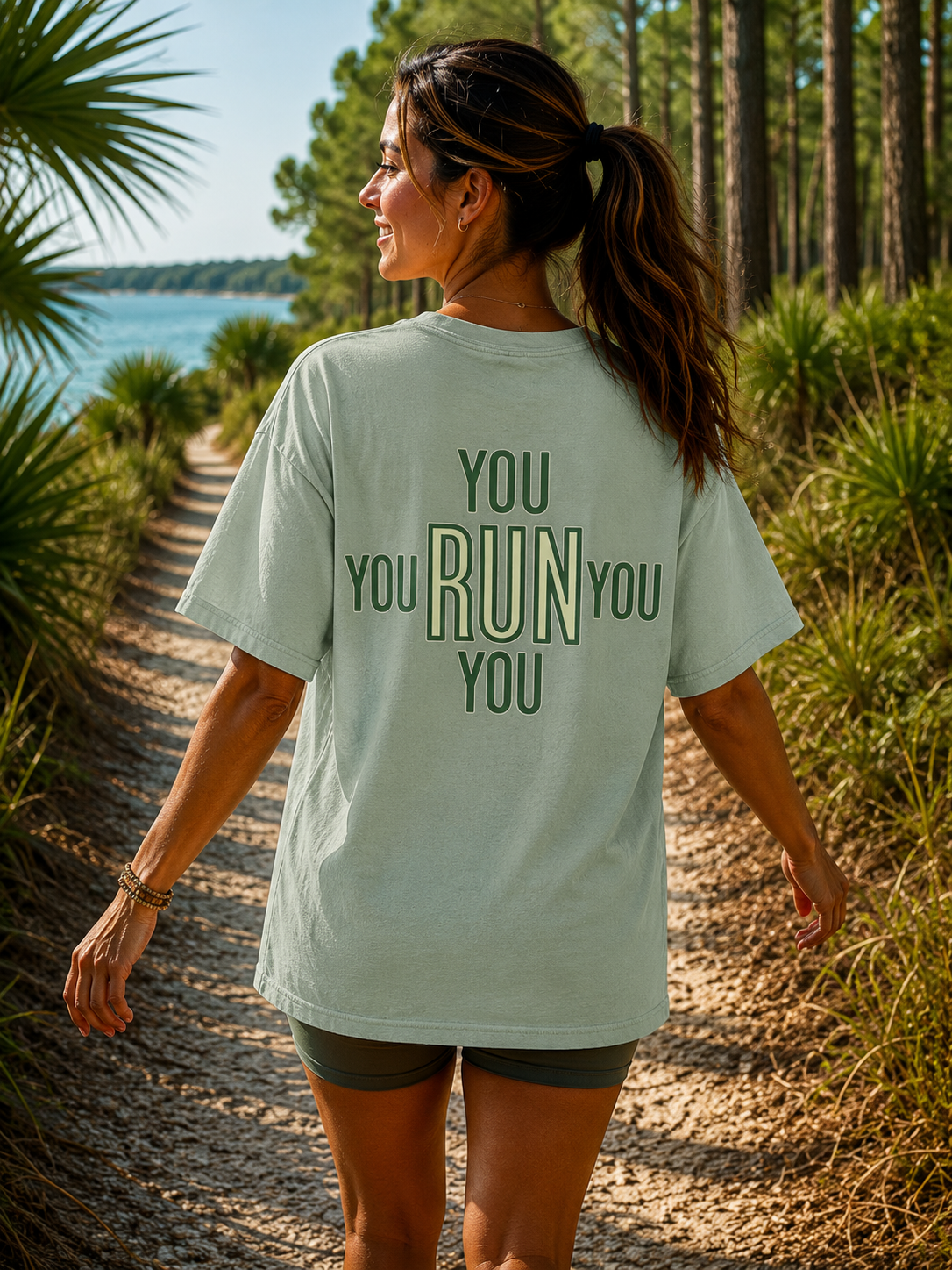 YOURUNYOU Sage Tee