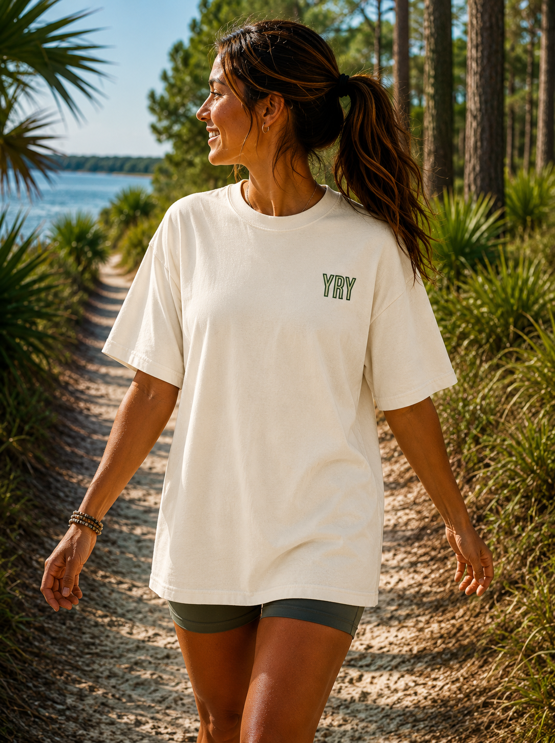 YOURUNYOU Sage Tee