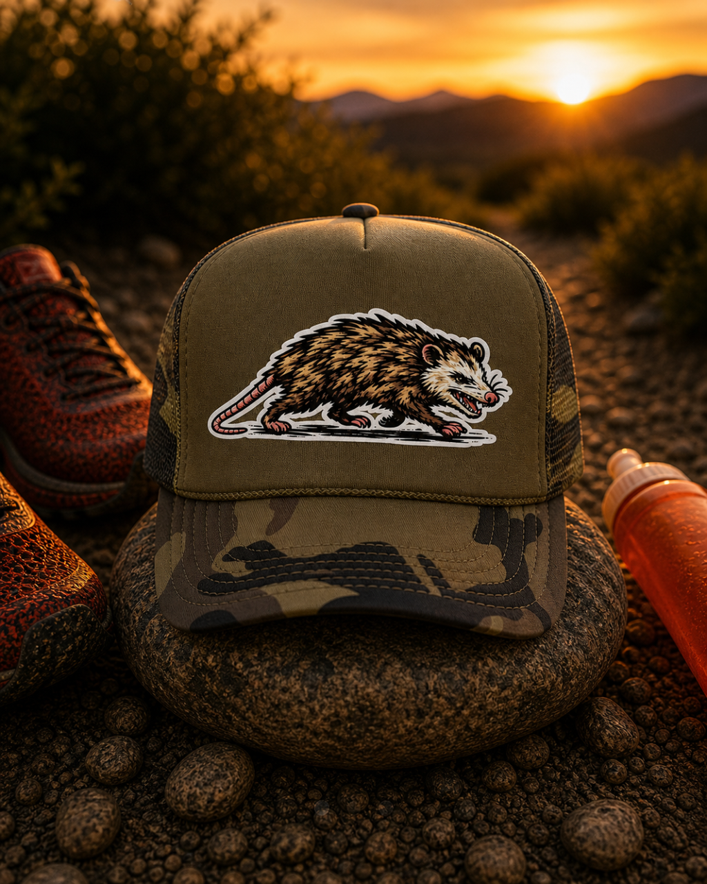 YOURUNYOU TRUCKER POSSUM HAT